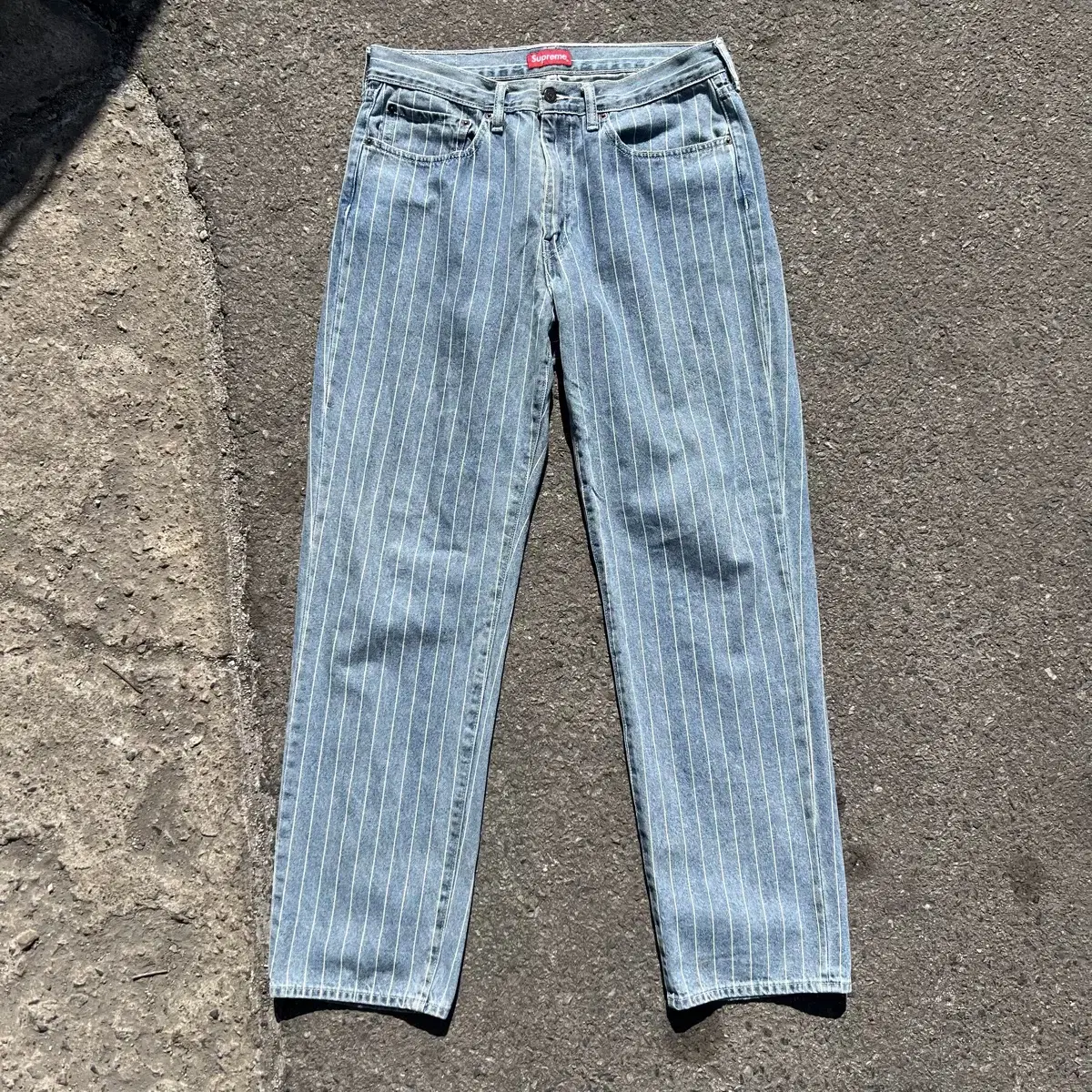 Supreme x Levis 550 블랭크 탭