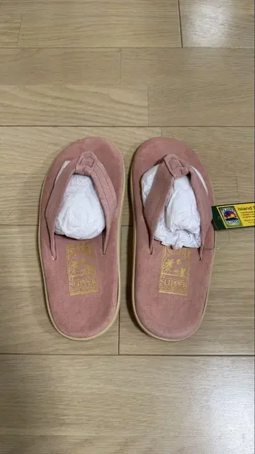 ISLANDSLIPPER 스웨이드 핑크 아일랜드 슬리퍼 24cm