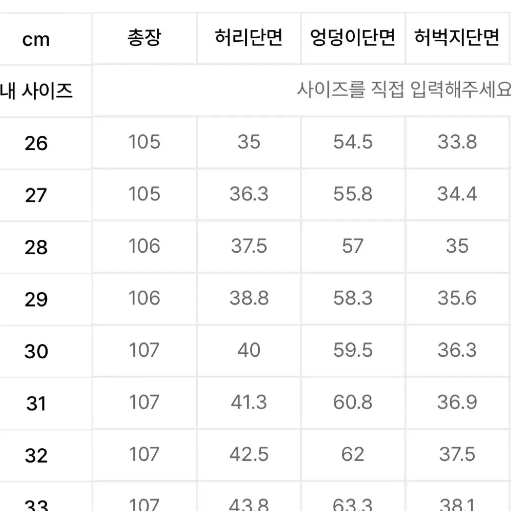 무신사 스탠다드 데님 / 바지체인 2개