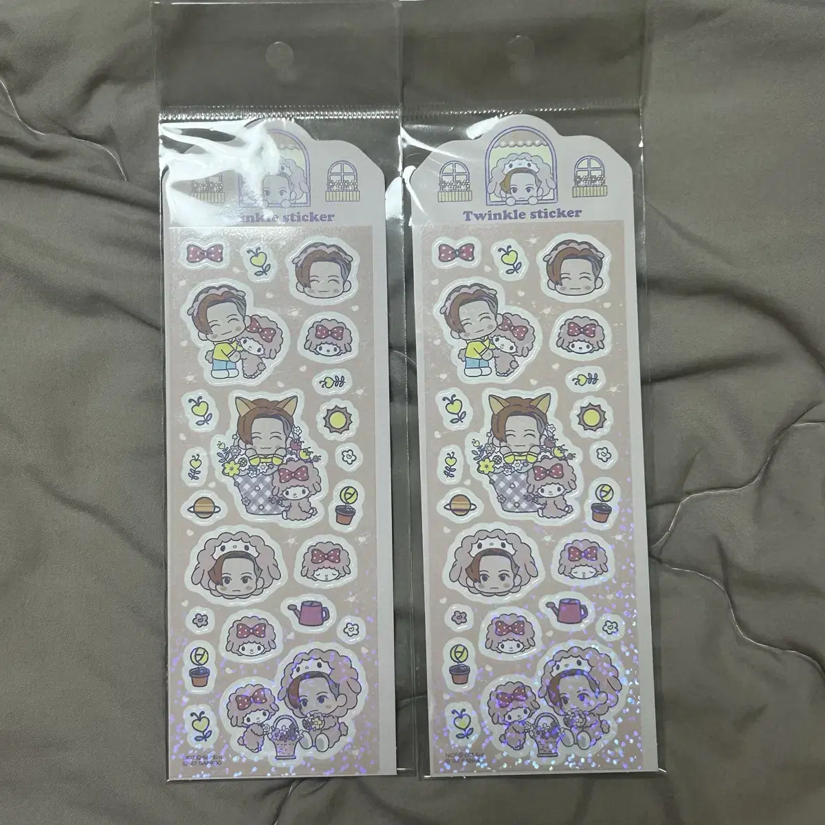 엔시티 산리오 콜라보 스티커 런쥔