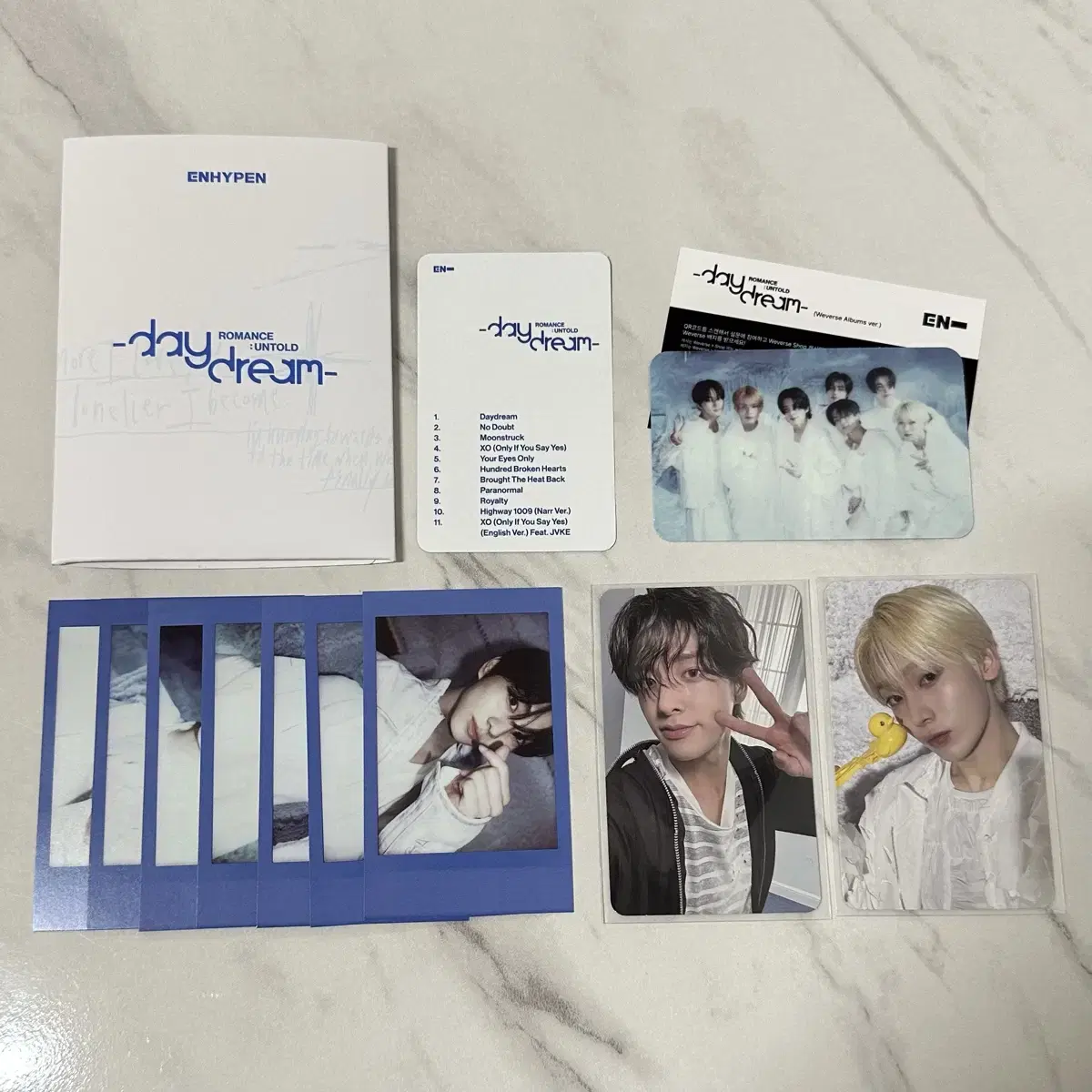 엔하이픈 로맨스언톨드 데이드림 위버스 앨범