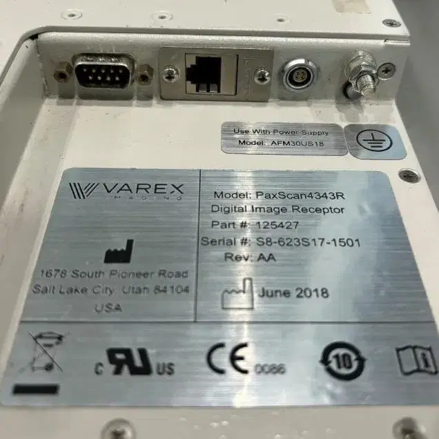 VAREX Imaging PaxScan 4343R 디지털 이미지 수용체