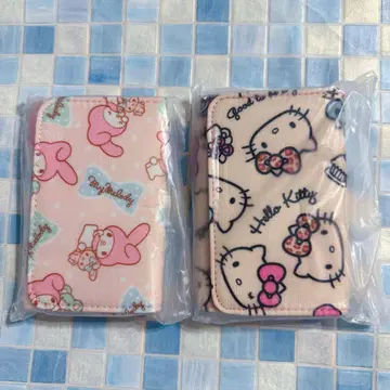 산리오 헬로키티 마이멜로디 리본 카드 케이스 2개 세트