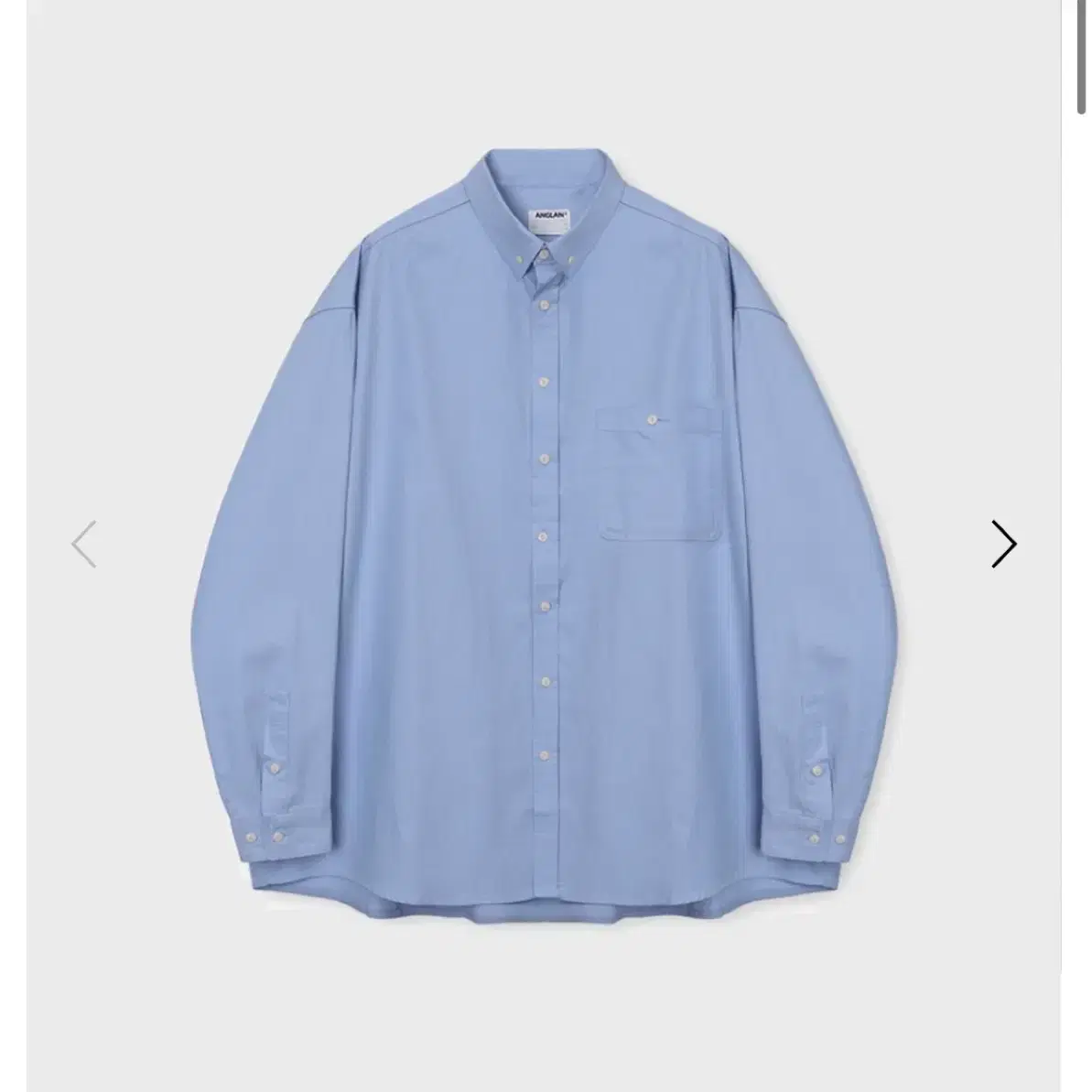 앵글런 Radical Oxford Big Shirt - Sky Blue