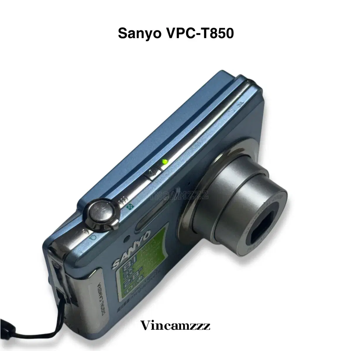 Sanyo 산요 VPC-T850 스카이 블루 디지털 카메라