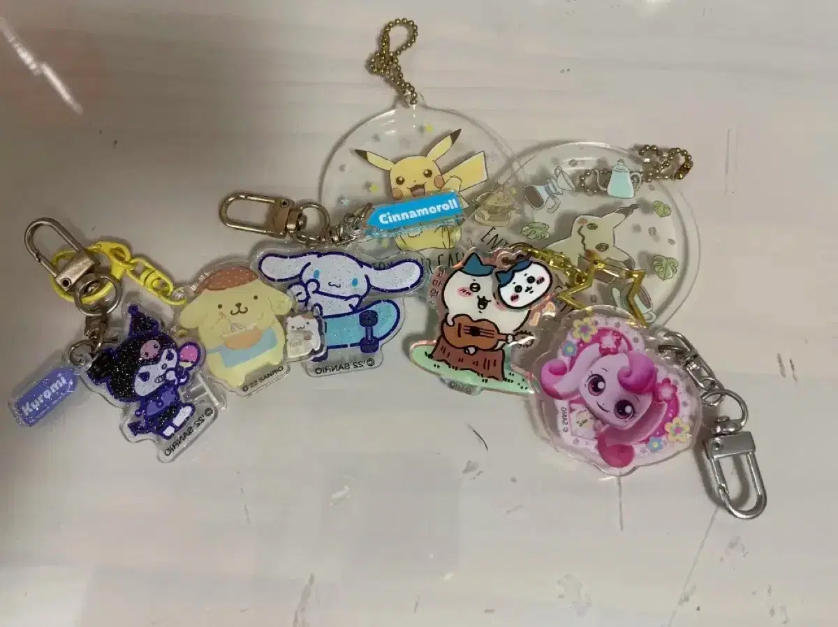 7-piece keyring set