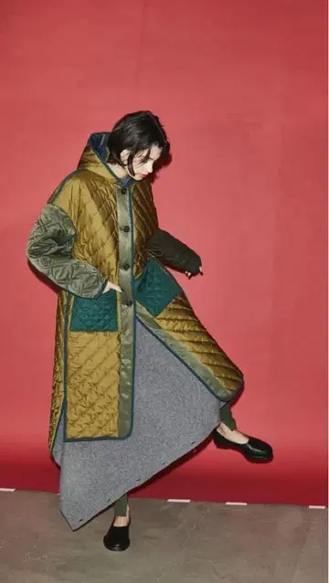 nangostans 비대칭 밑단 스커트