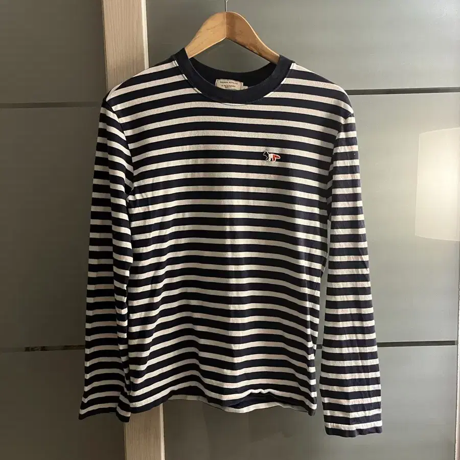 메종키츠네 긴팔 티셔츠 S maison kitsune stripe tee