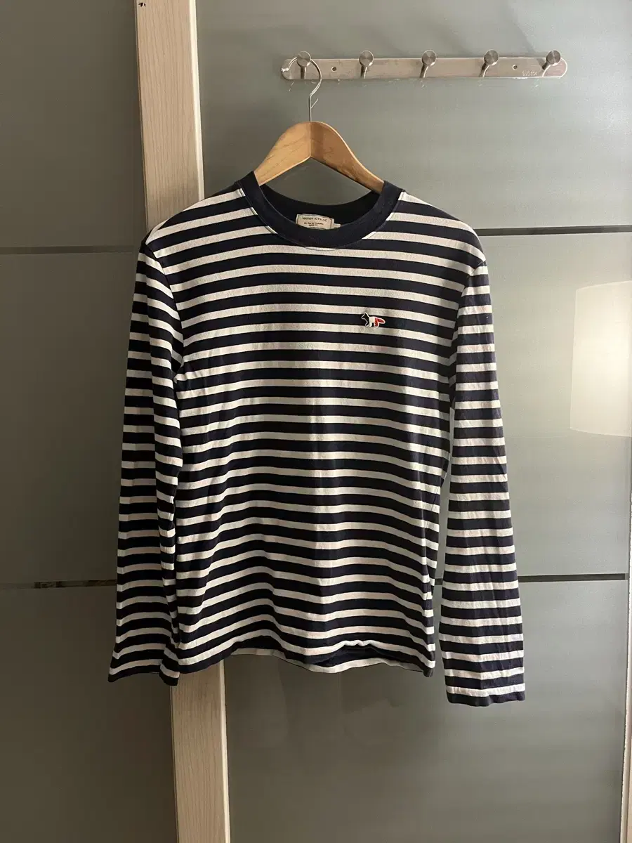 메종키츠네 긴팔 티셔츠 S maison kitsune stripe tee