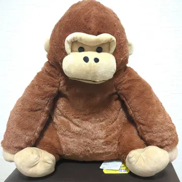 새상품 택 포함 우후호 고릴라 고리군 친구 빅 봉제 인형