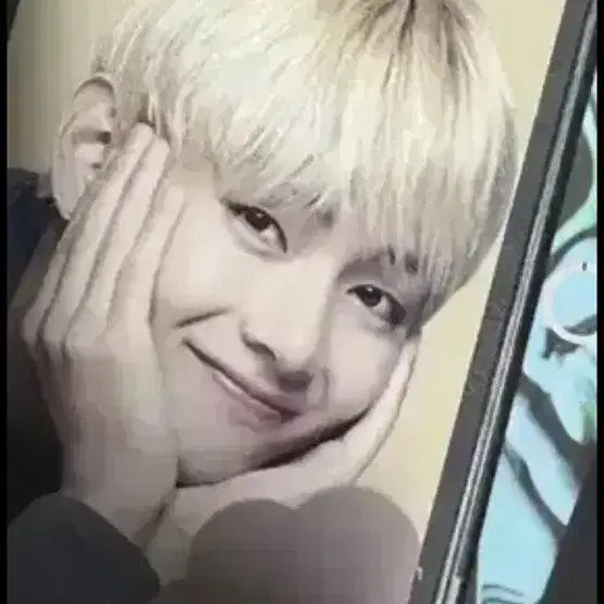 방탄 bts 클라우드베리 태형 v 뷔 희귀포카