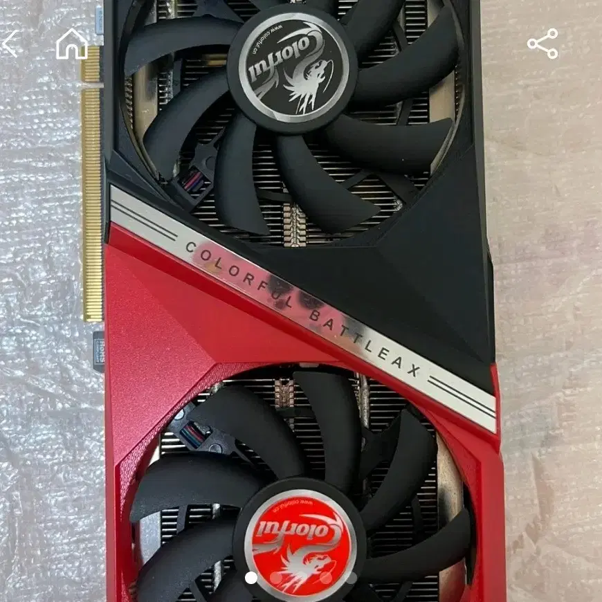 컬러풀 RTX 3060TI 그래픽카드 부품용