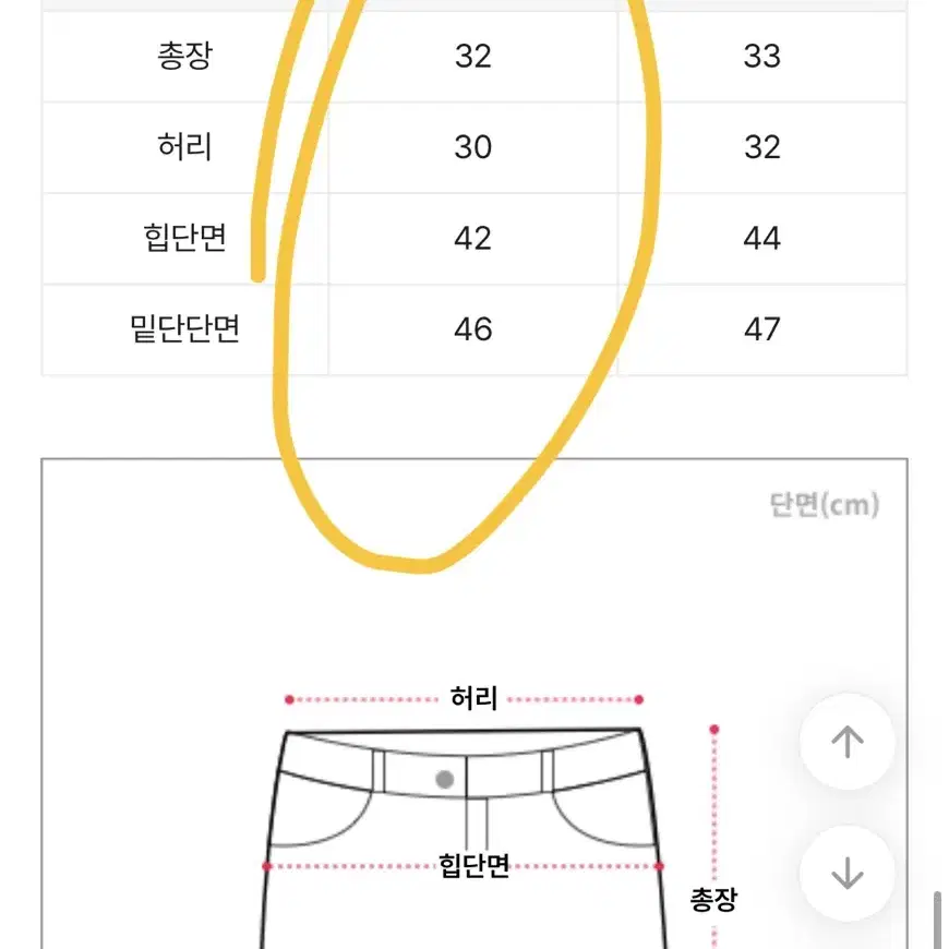 크림치즈마켓 에이블리 투버튼 바지안감 미니스커트 3col