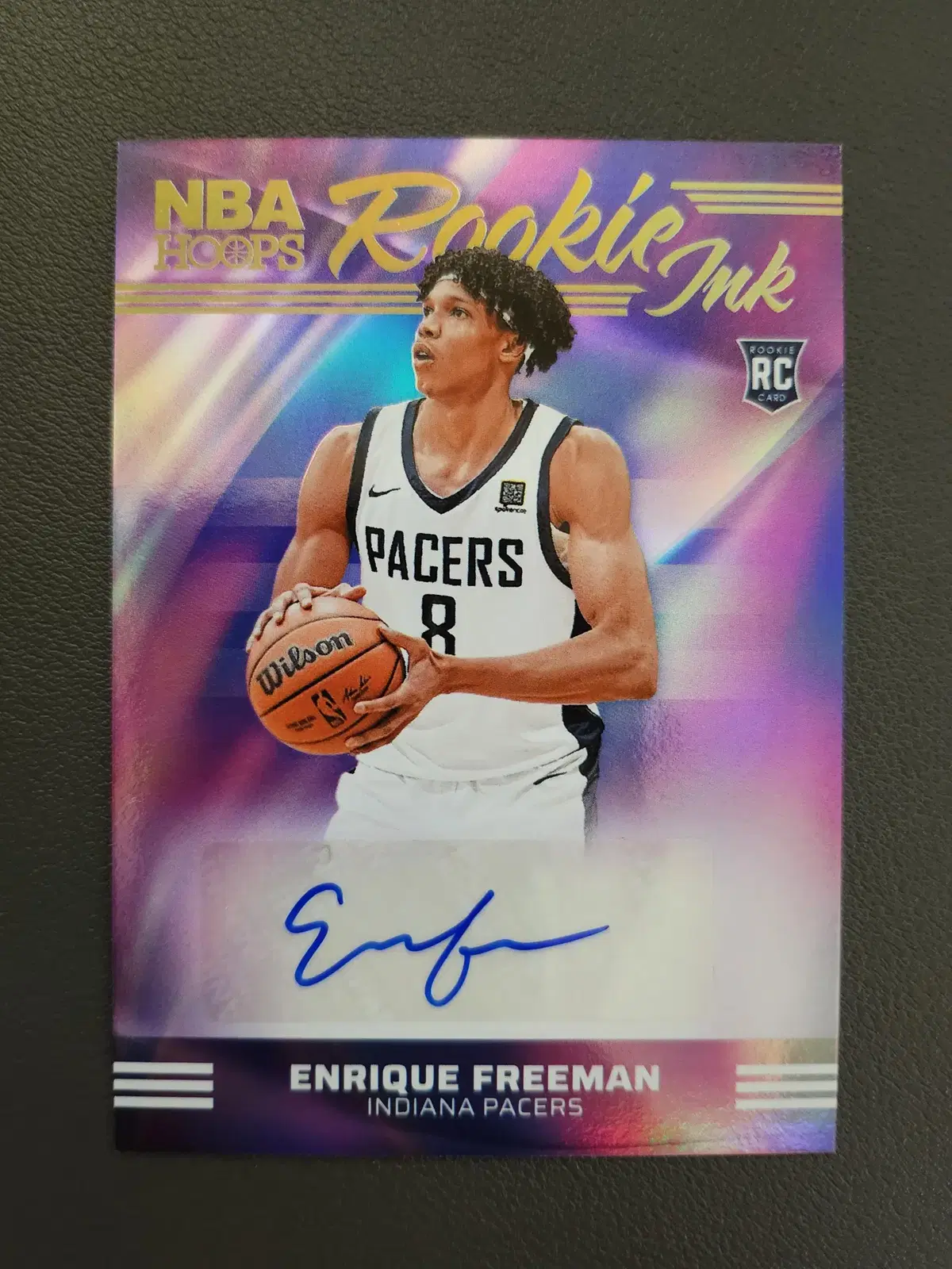 2024-2025 Panini NBA Indiana Pacers Enrique Freeman Autocard