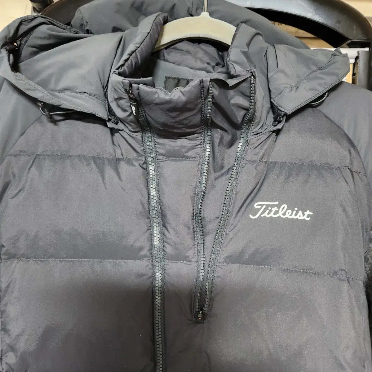 TITLEIST GOLF HOOD 울/ 스윙점퍼