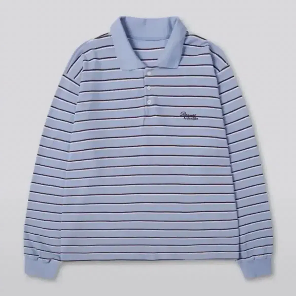 ribbonbitx아카이브앱크 Striped PK Shirt