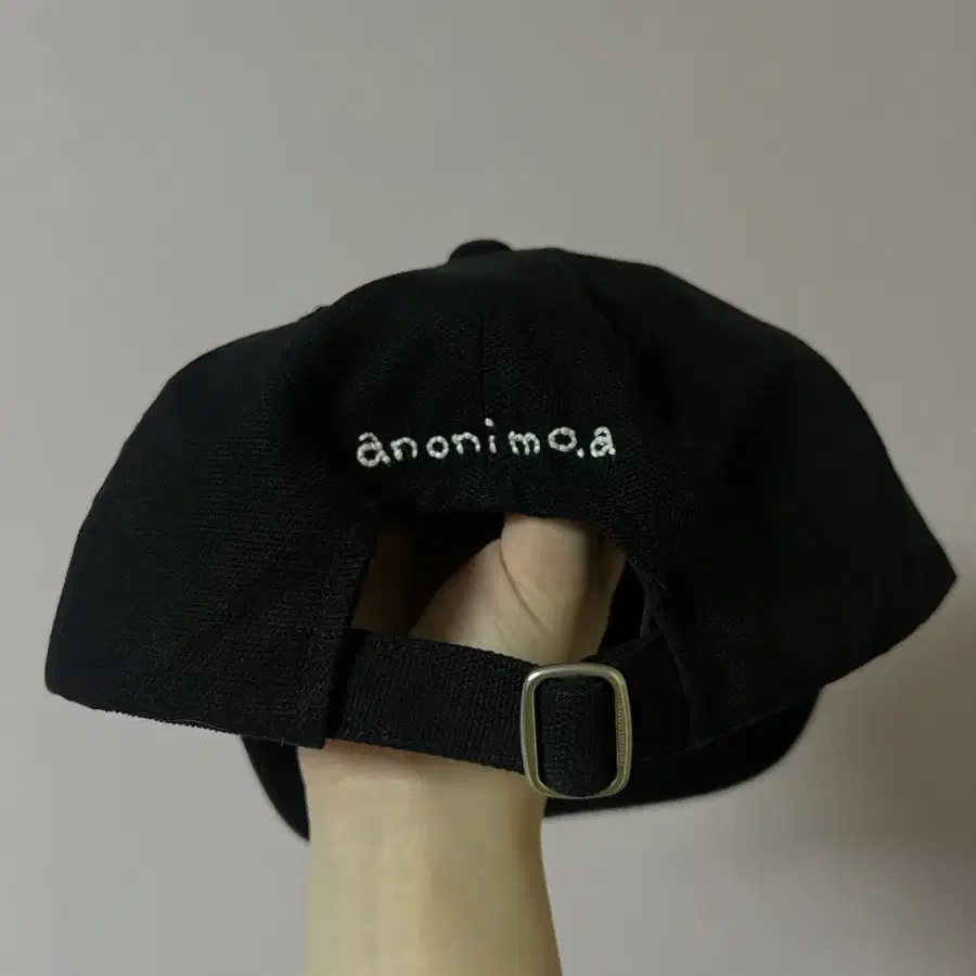 아노니모아노니마 플라워 캡 블랙 Flower embroidered Cap