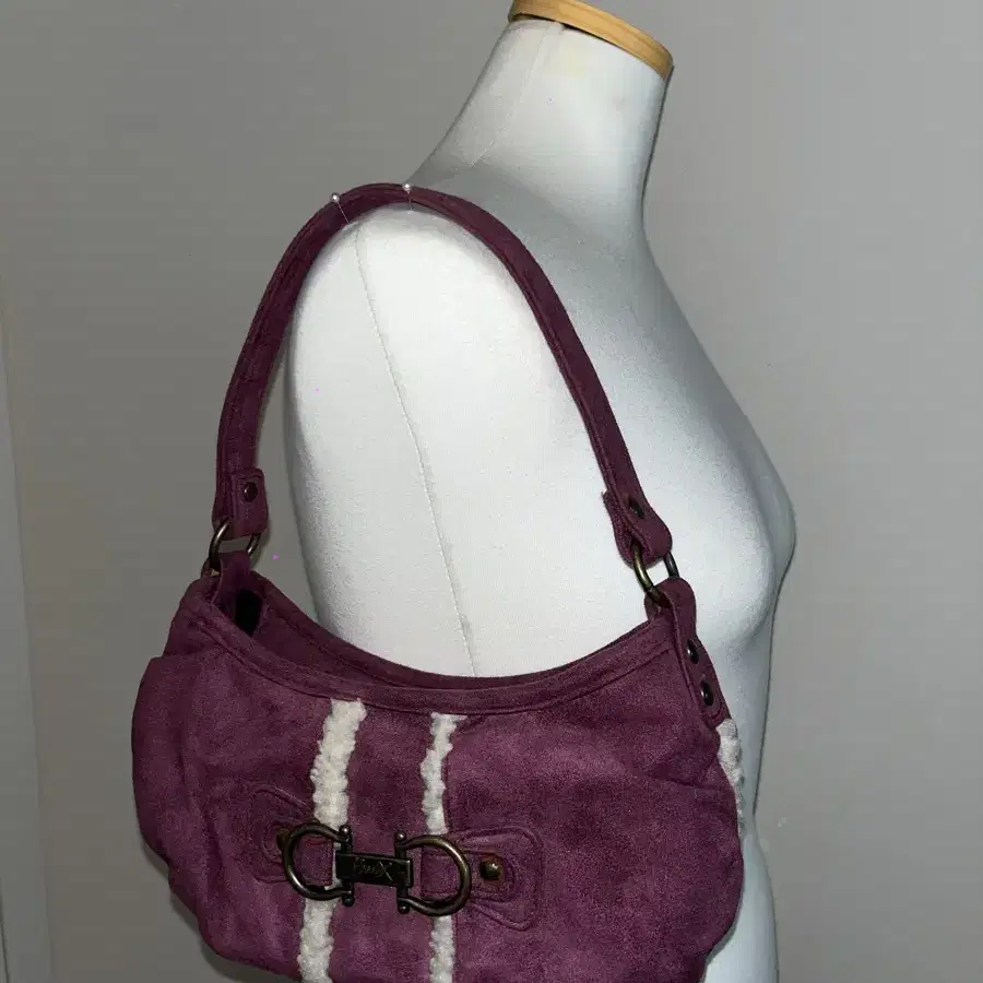 Bmx Purple Suede Bag