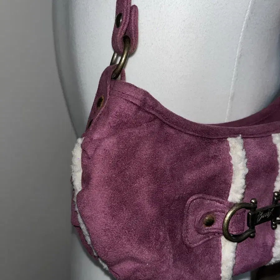 Bmx Purple Suede Bag