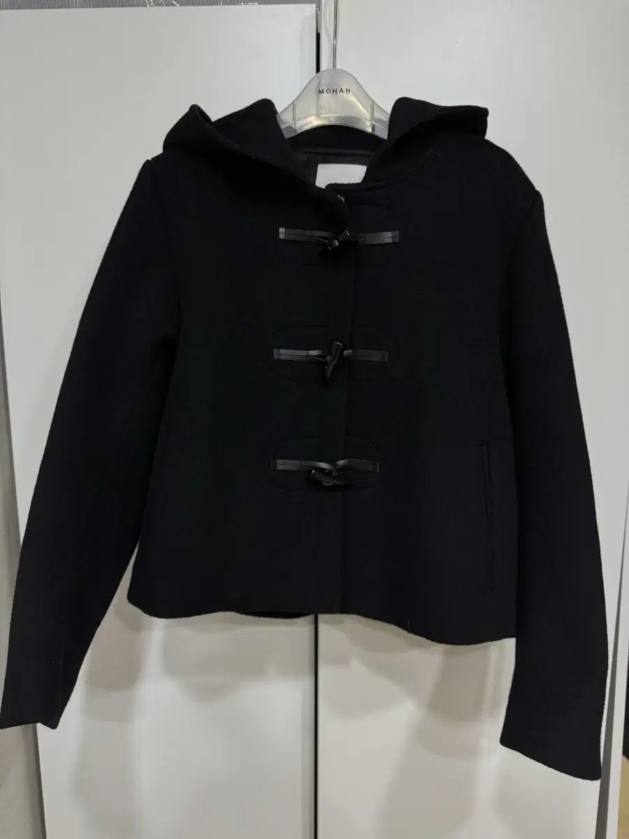 르누이 소피 더플코트 블랙 Lenuee sophie duffle coat