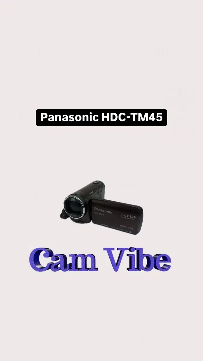 Panasonic HDC -TM45 캠코더