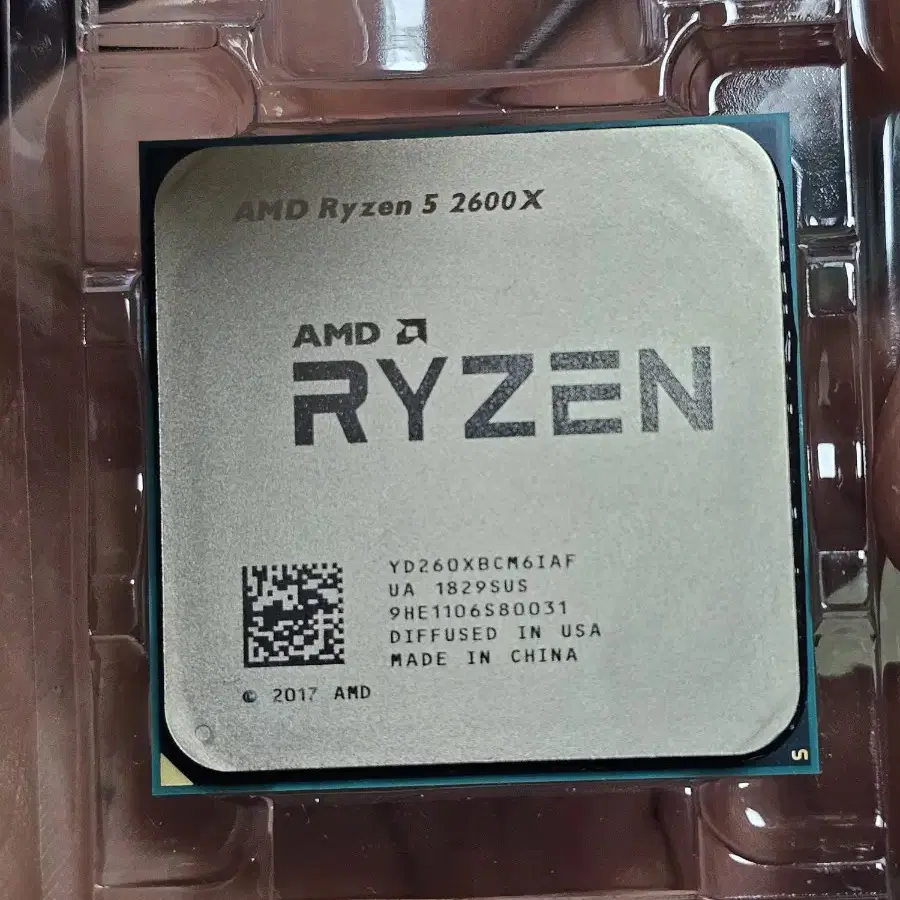 CPU ryzen 2600x