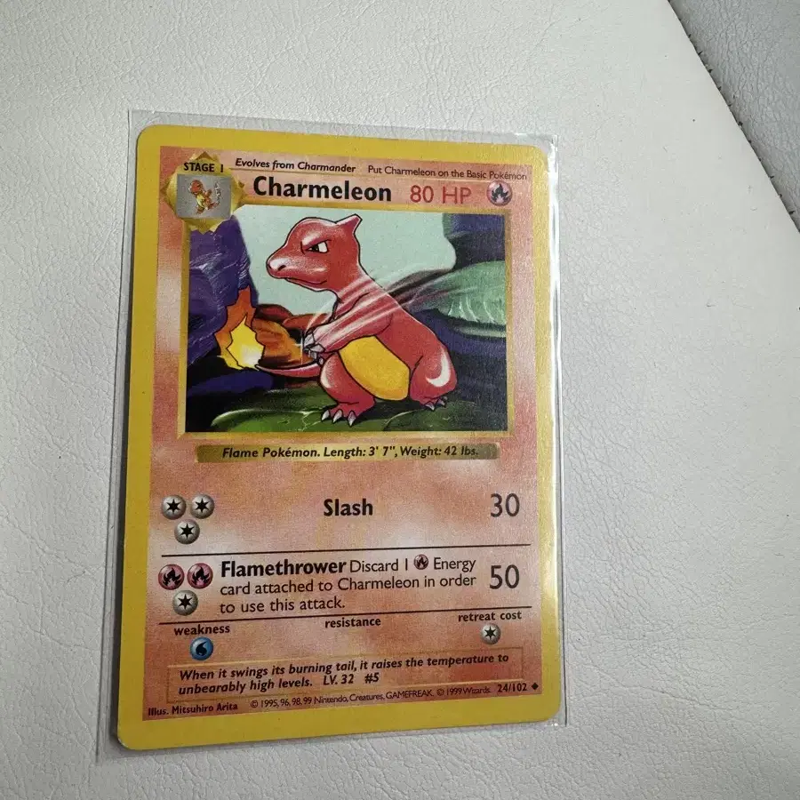 포켓몬 카드 Charmeleon 24 shadowless