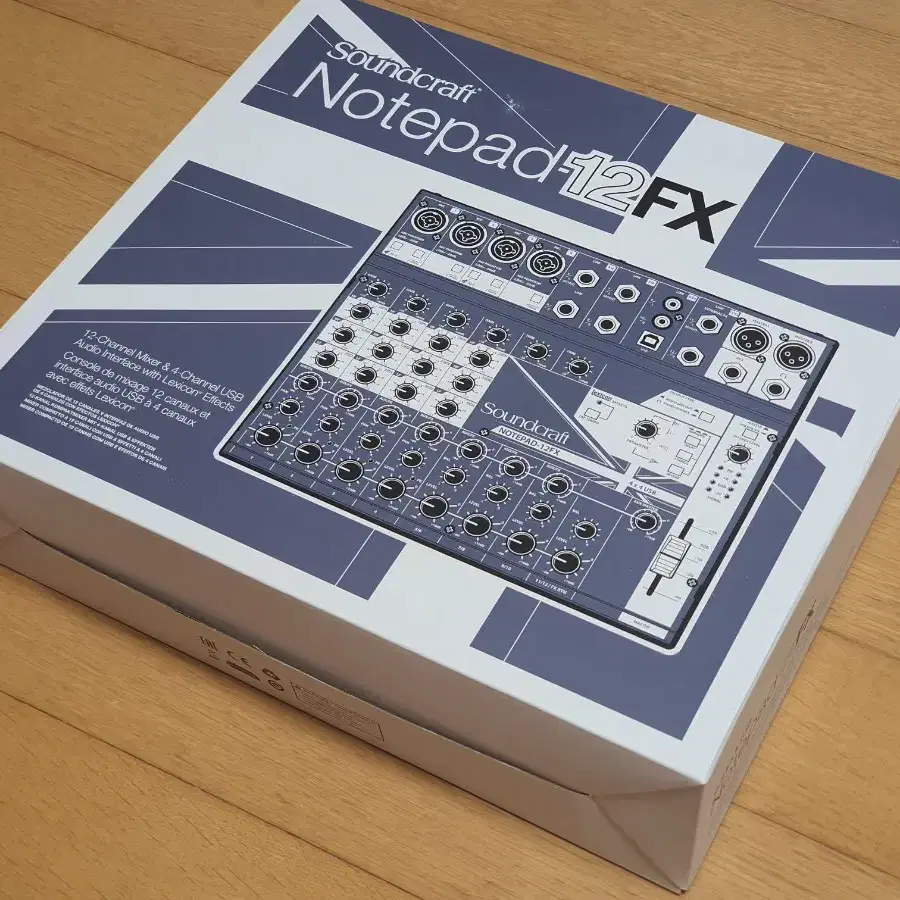 SOUNDCRAFT NOTEPAD 12FX 믹싱콘솔 레코딩 인터페이스