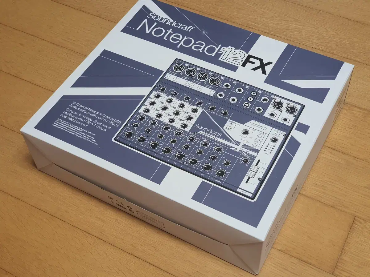 SOUNDCRAFT NOTEPAD 12FX 믹싱콘솔 레코딩 인터페이스