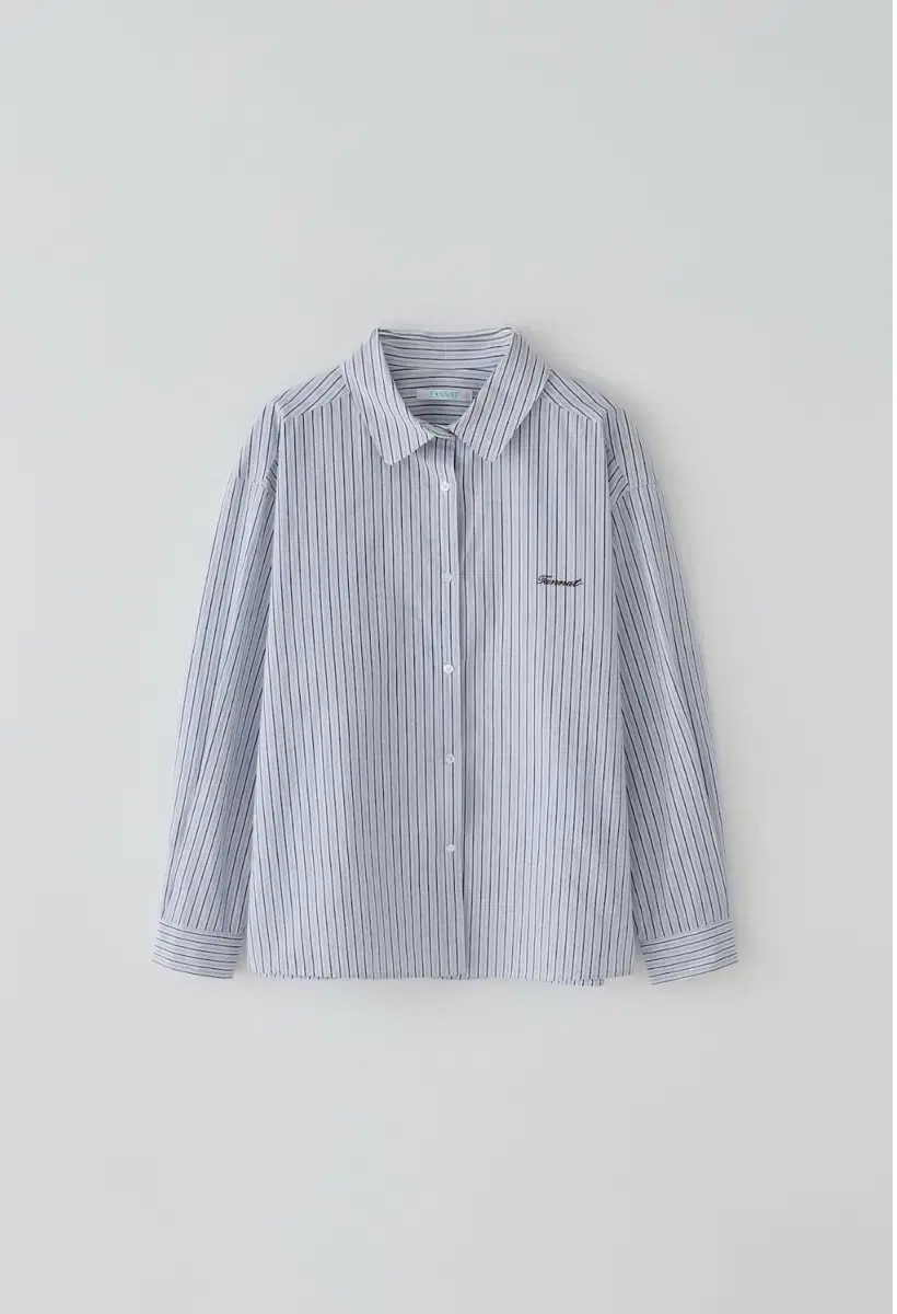 [새상품] 타낫 Logo stripe shirt (blue)