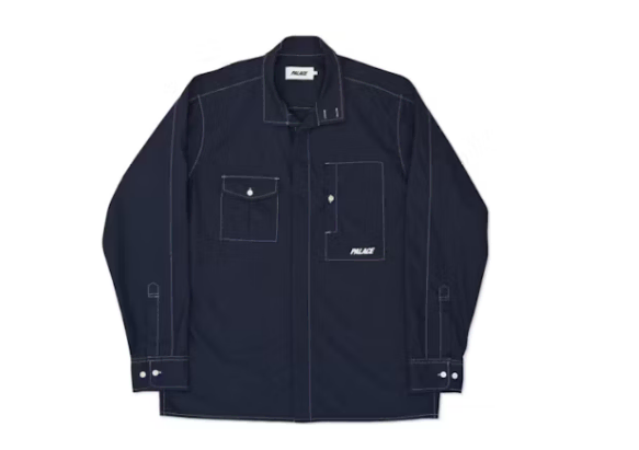 Palace 16FW Convert Shirt Navy L