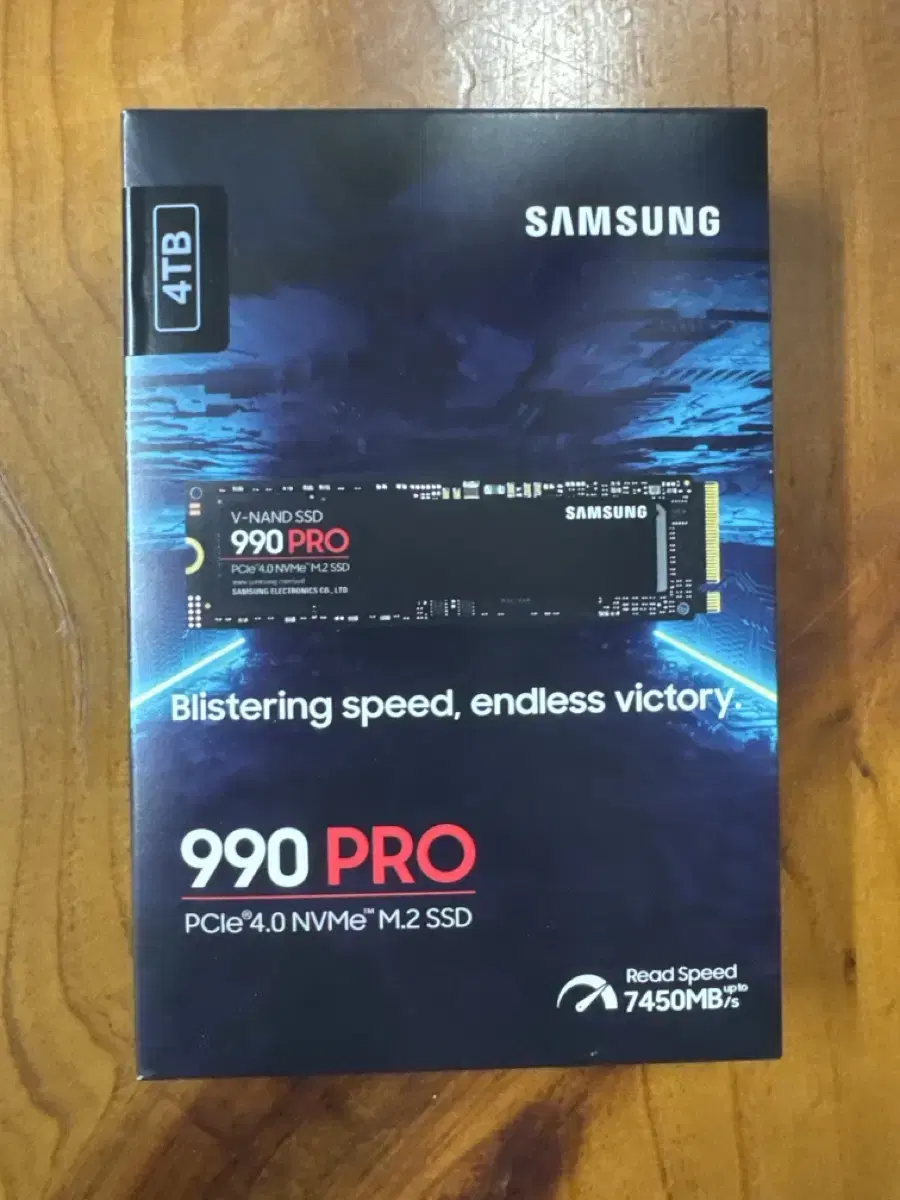 미개봉 삼성 ssd 990pro 4tb