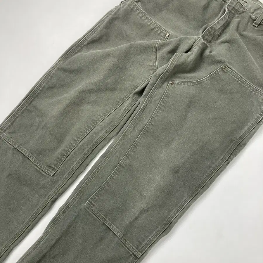 10sCarhartt Double Knee Work Pants green