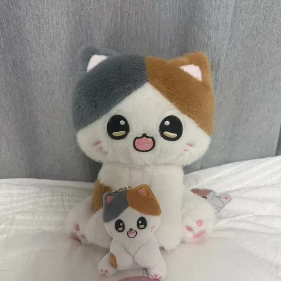 (새상품) 코네코짱 고양이 부드러운촉감 귀여운 애착 봉제인형 28cm,