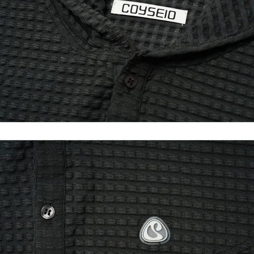 COYSEIO ROUND HOODIE SHIRTS CHARCOAL