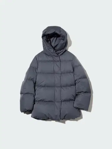 유니클로 파우더 느낌 다운 숏코트