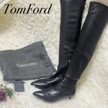 정품 Tom Ford 레어 톰포드 롱 부츠 라인 24cm 이탈리아
