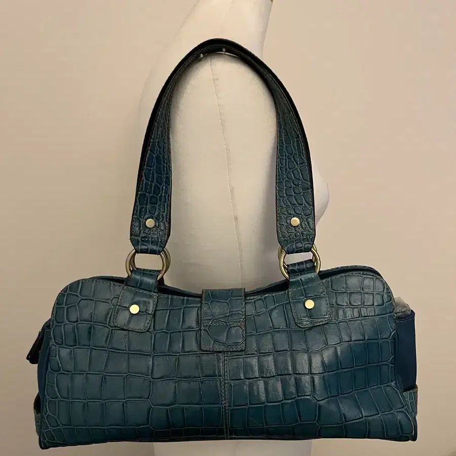 New York Blue Baguette Bag