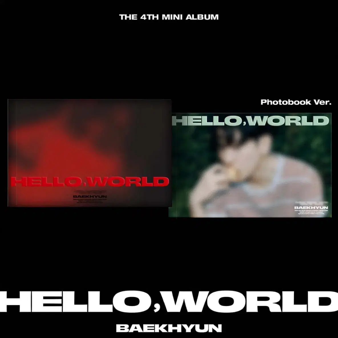 백현 미니 앨범 4집 : Hello,world 미개봉 판매합니다