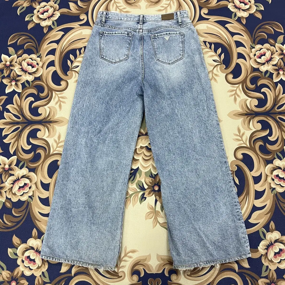 (29)90s GUESS 와이드 데님팬츠