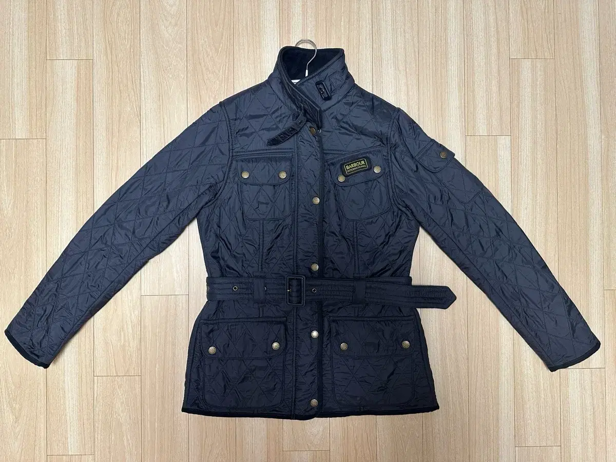 바버 Barbour 인터네셔널 폴라 퀼팅 자켓 UK 10