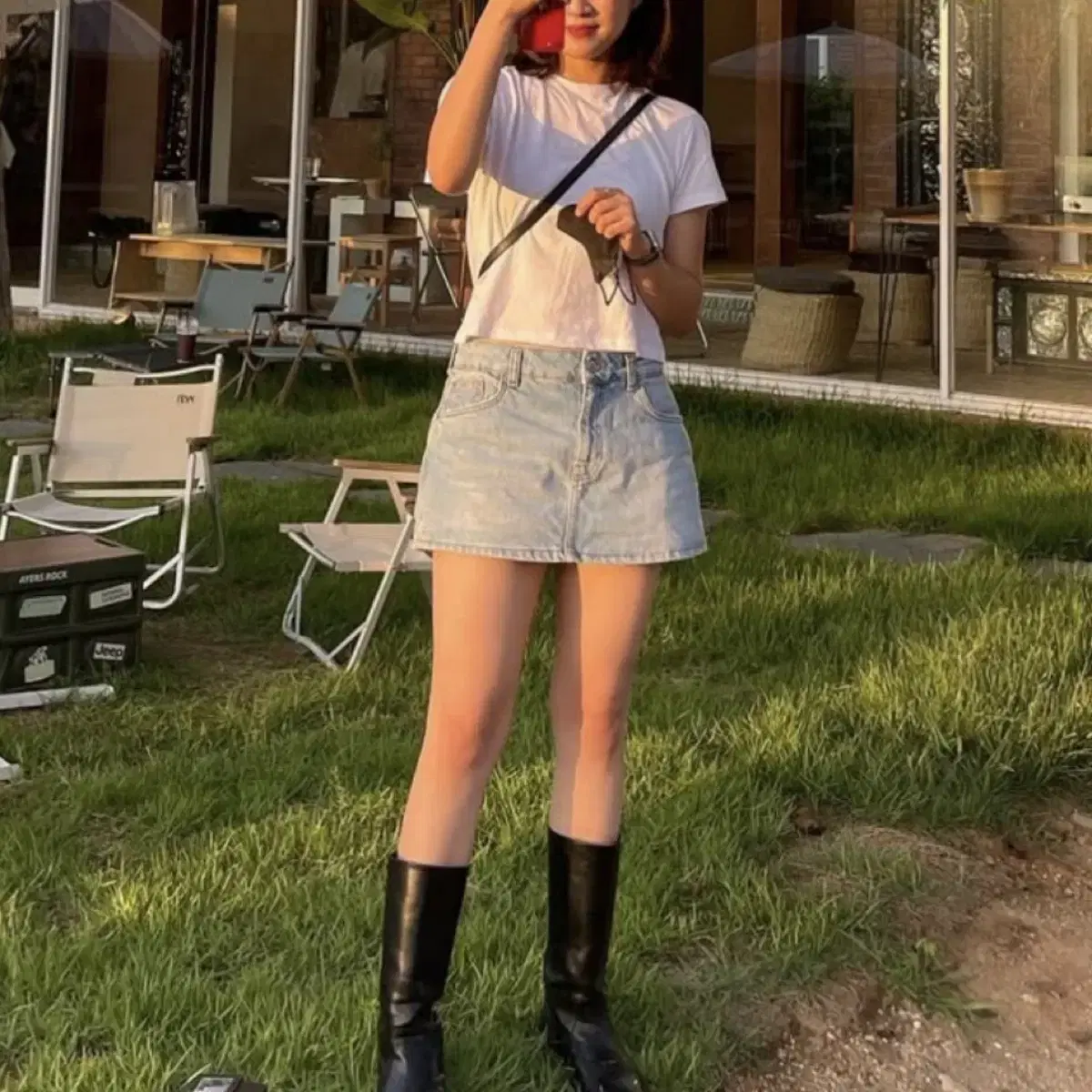 ZARA 자라 데님 스커트팬츠 skort