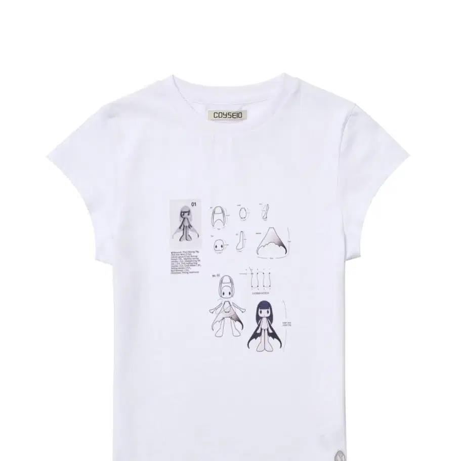 코이세이오 LEGNA T-SHIRT WHITE