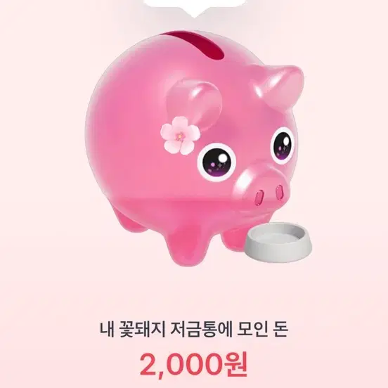 꽃돼지 해주시면 백원 드려용