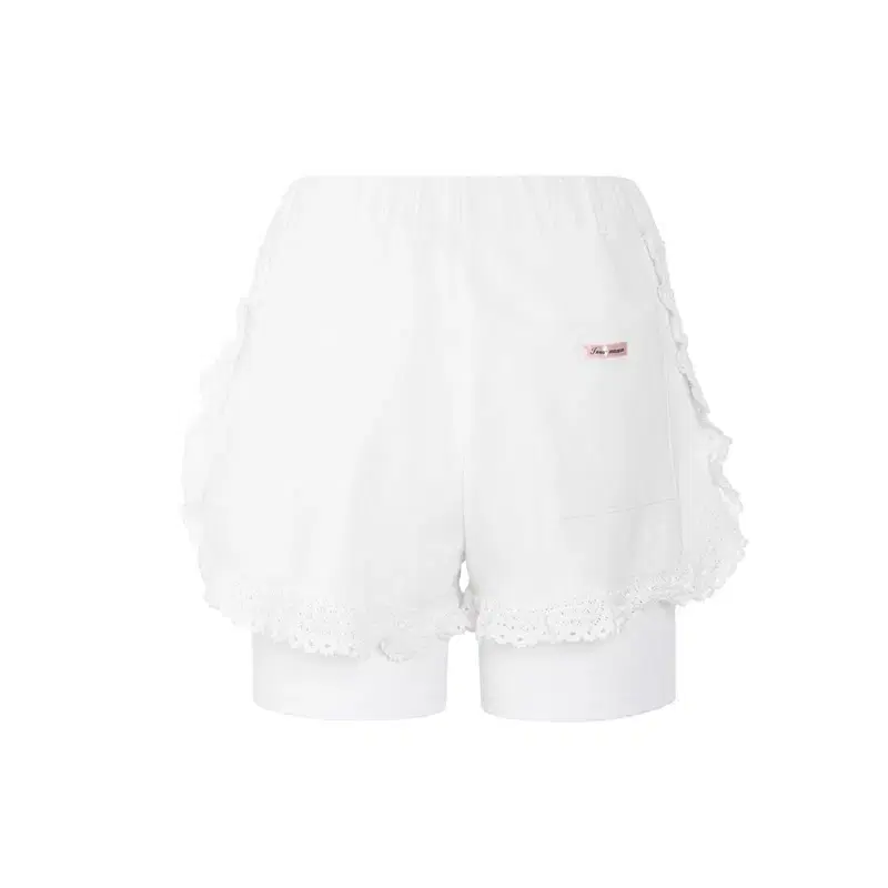 이너뮤지엄 Waffle lace layered shorts