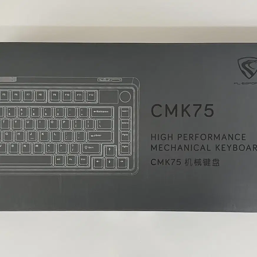 FL ESPORTS CMK75 게이밍 기계식키보드 화이트 (실버은축)