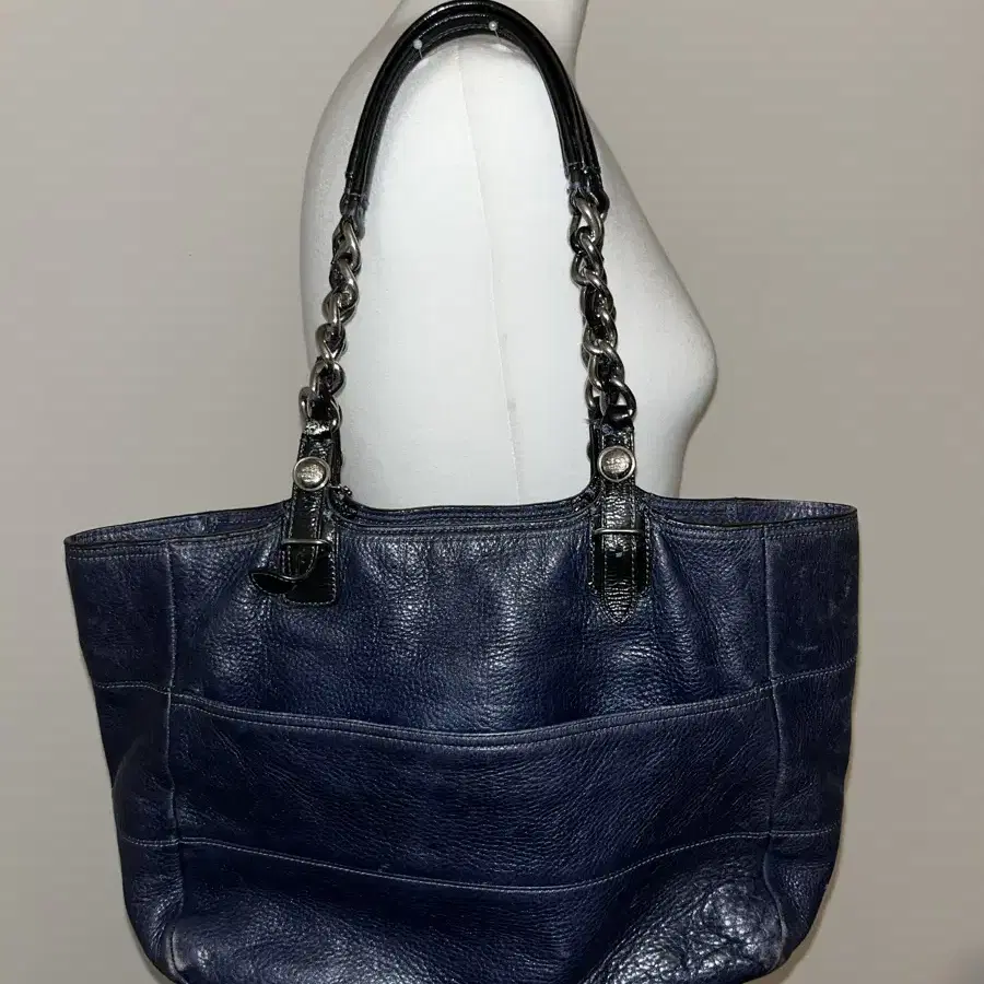 Coach Deep Blue Shoulder Bag