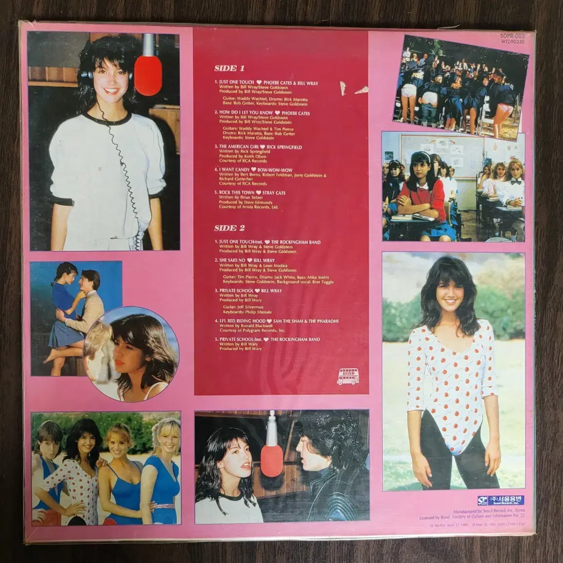 국내 미개봉 LP) Private school LP(프라이빗 스쿨)/피비