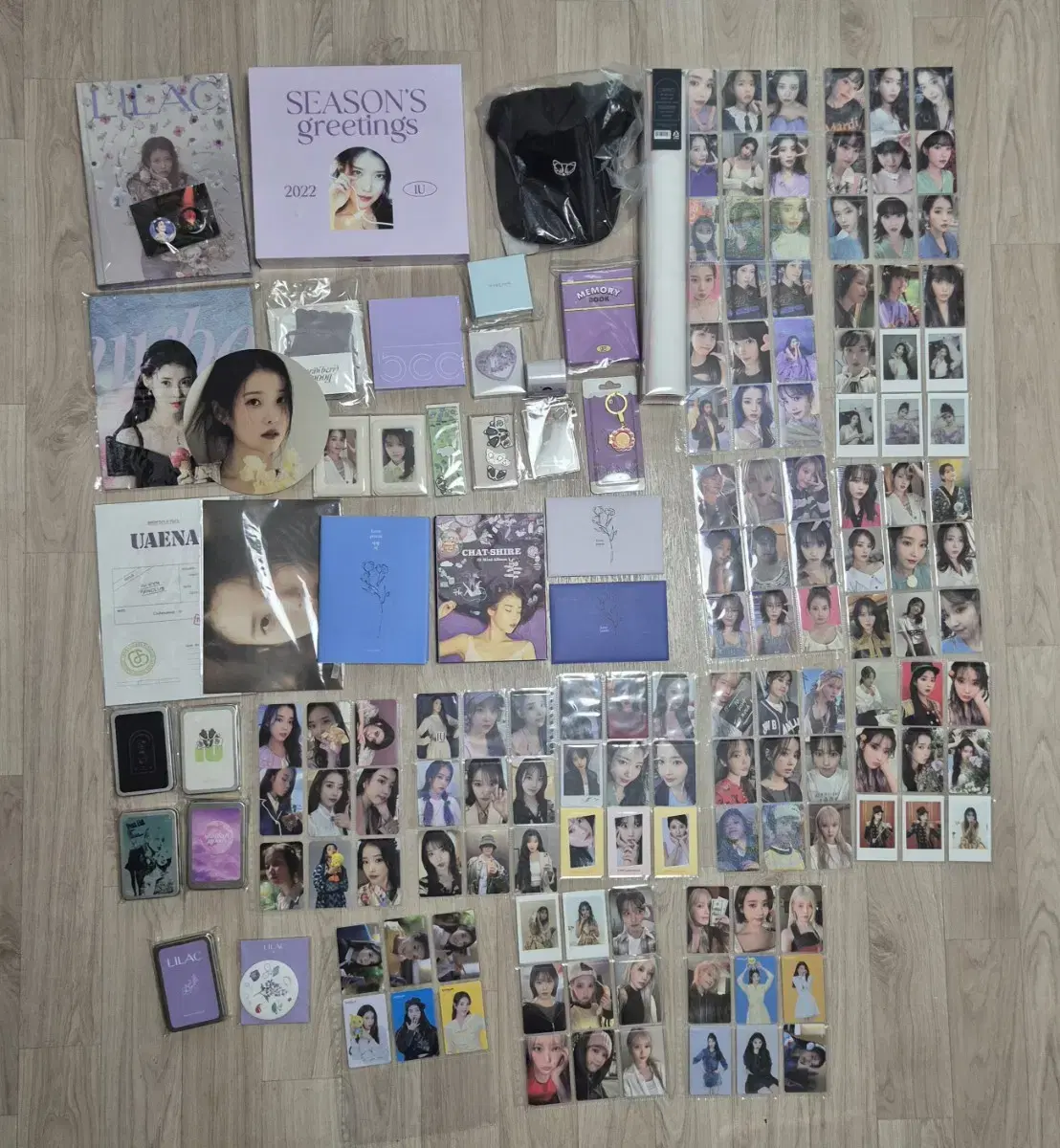 택포) 아이유 포카 125장 일괄 러브포엠 포토북 오소리 골든아워 목걸이