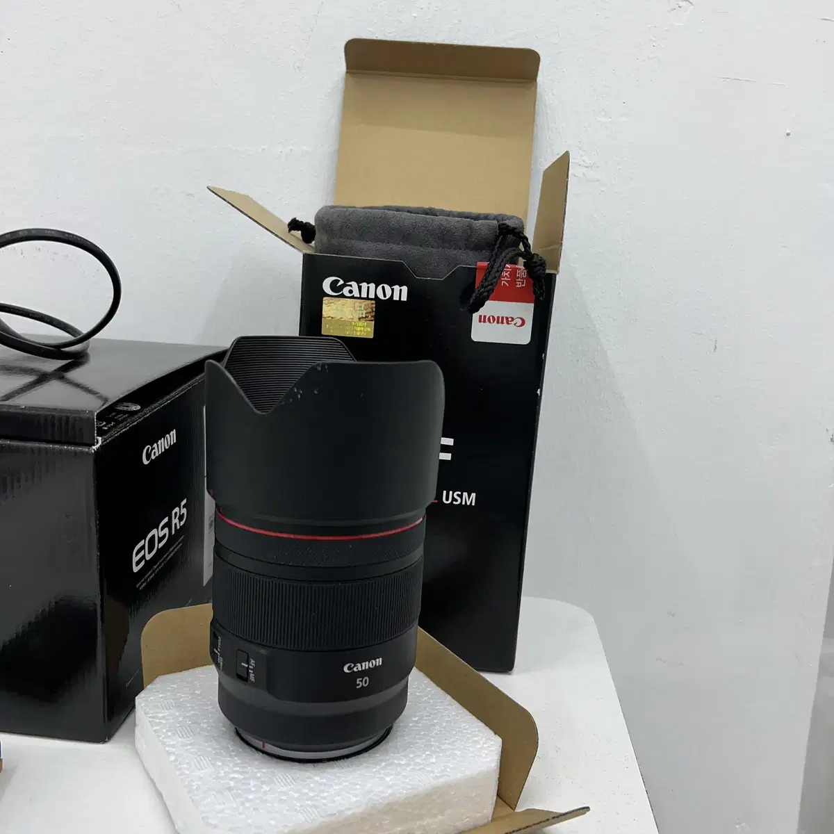 캐논 RF 50mm F1.2 l USM 렌즈 중고 판매